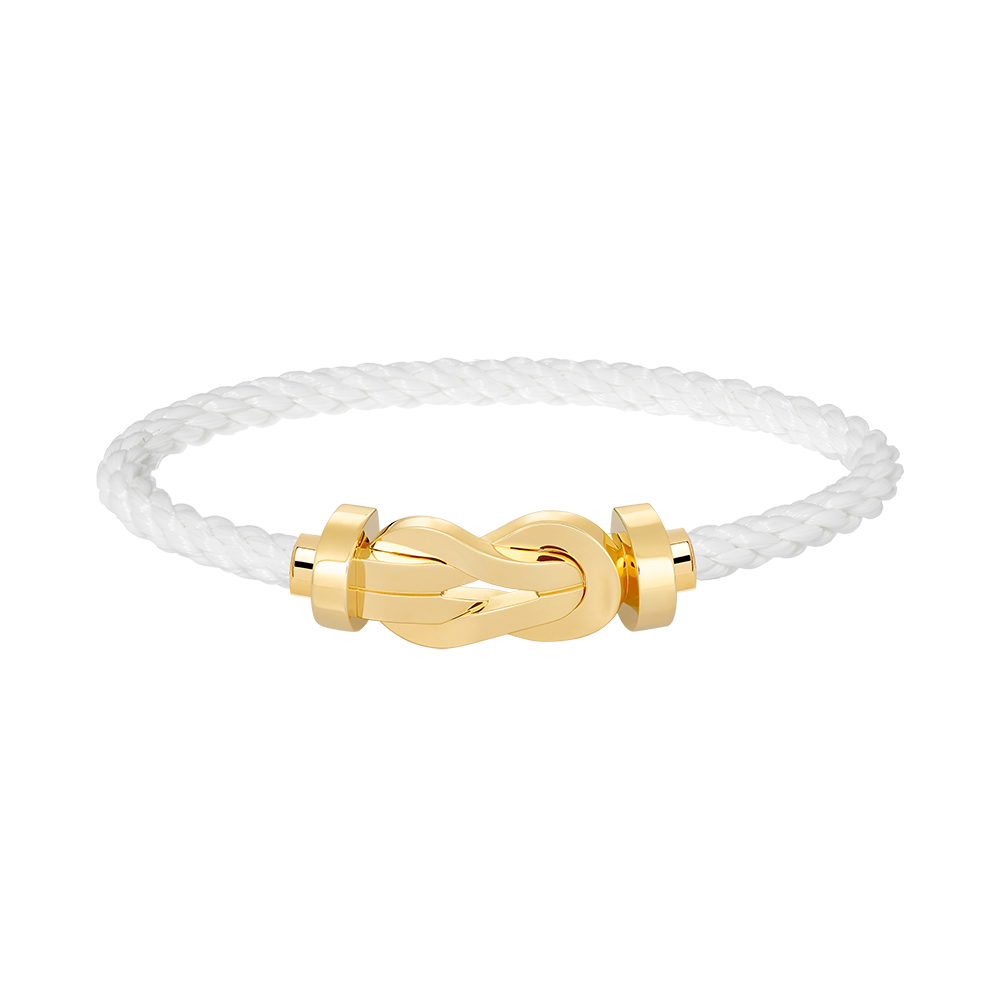 ??Loco?¡¥CHANCE LARGE 8 FIGURE BUCKLE NO DIAMOND BRACELET GOLD