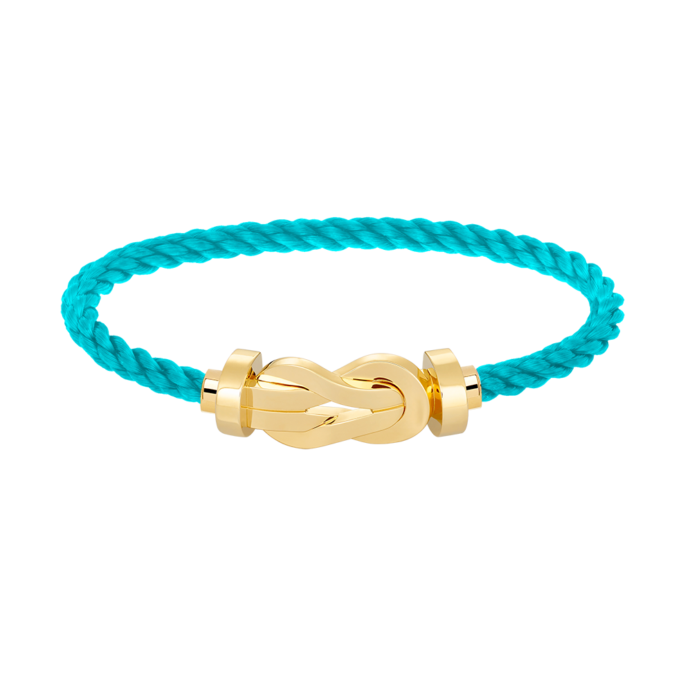??Loco?¡¥CHANCE LARGE 8 FIGURE BUCKLE NO DIAMOND BRACELET GOLD