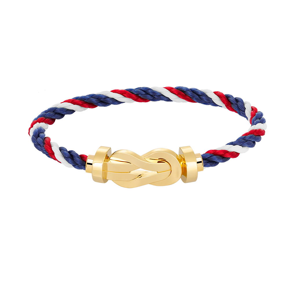??Loco?¡¥CHANCE LARGE 8 FIGURE BUCKLE NO DIAMOND BRACELET GOLD