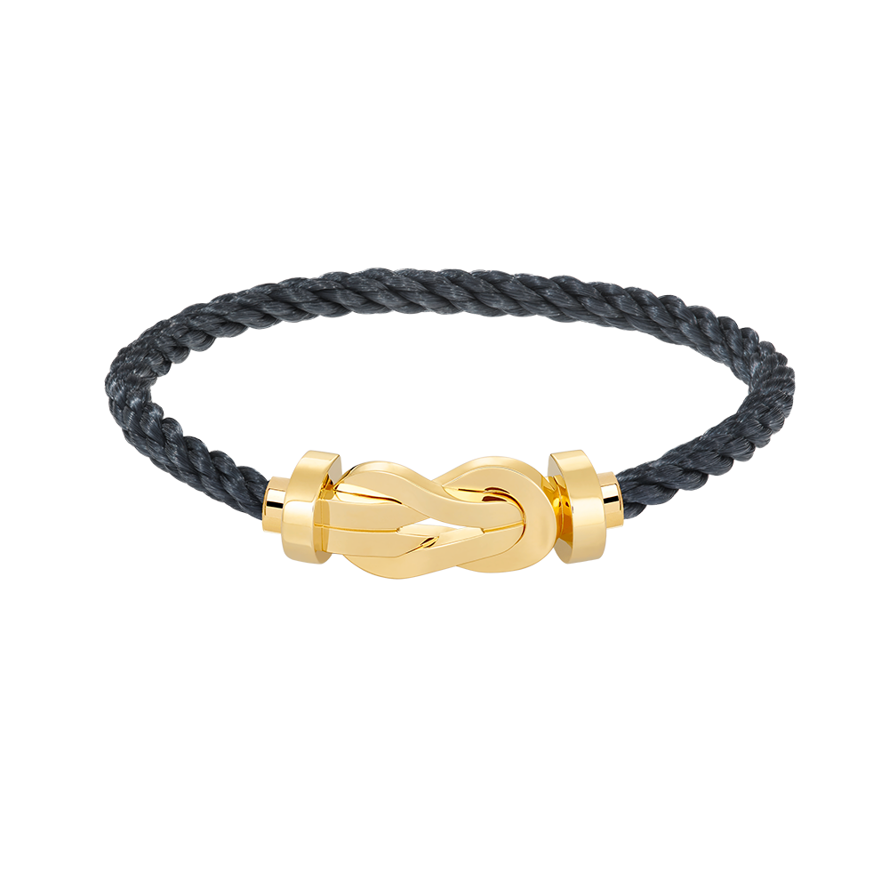 ??Loco?¡¥CHANCE LARGE 8 FIGURE BUCKLE NO DIAMOND BRACELET GOLD