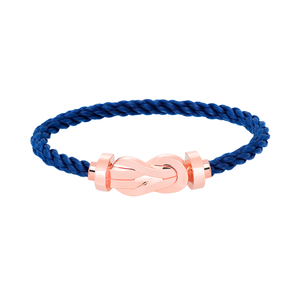 ??Loco?¡¥CHANCE LARGE 8 FIGURE BUCKLE NO DIAMOND BRACELET ROSE GOLD