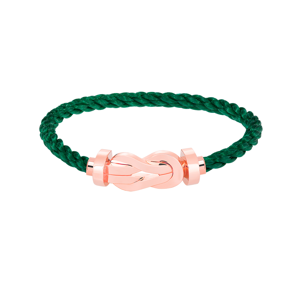??Loco?¡¥CHANCE LARGE 8 FIGURE BUCKLE NO DIAMOND BRACELET ROSE GOLD