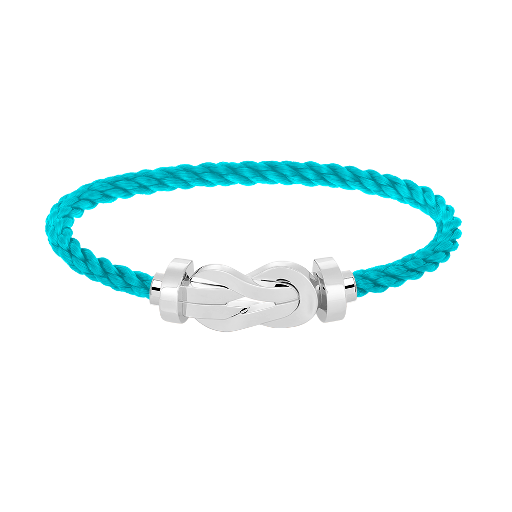 ??Loco?¡¥CHANCE LARGE 8 FIGURE BUCKLE NO DIAMOND BRACELET SILVER
