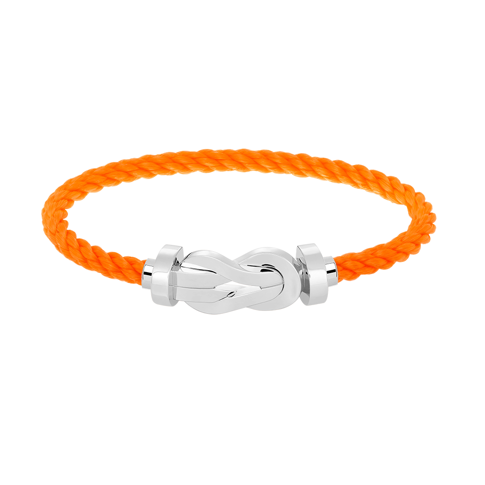 ??Loco?¡¥CHANCE LARGE 8 FIGURE BUCKLE NO DIAMOND BRACELET SILVER