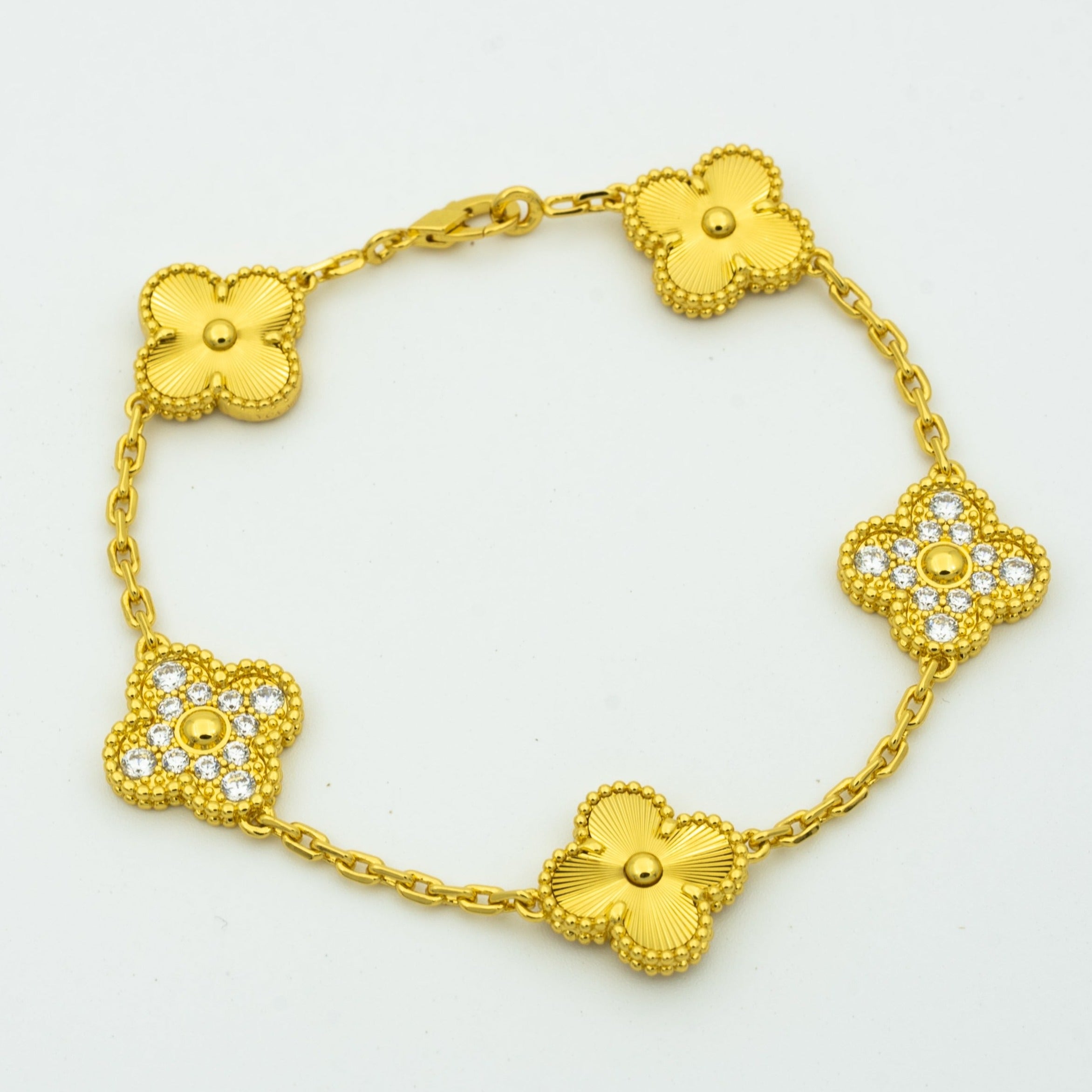 [Loco]New  CLOVER 5 MOTIF LASER BRACELET COLLECTION