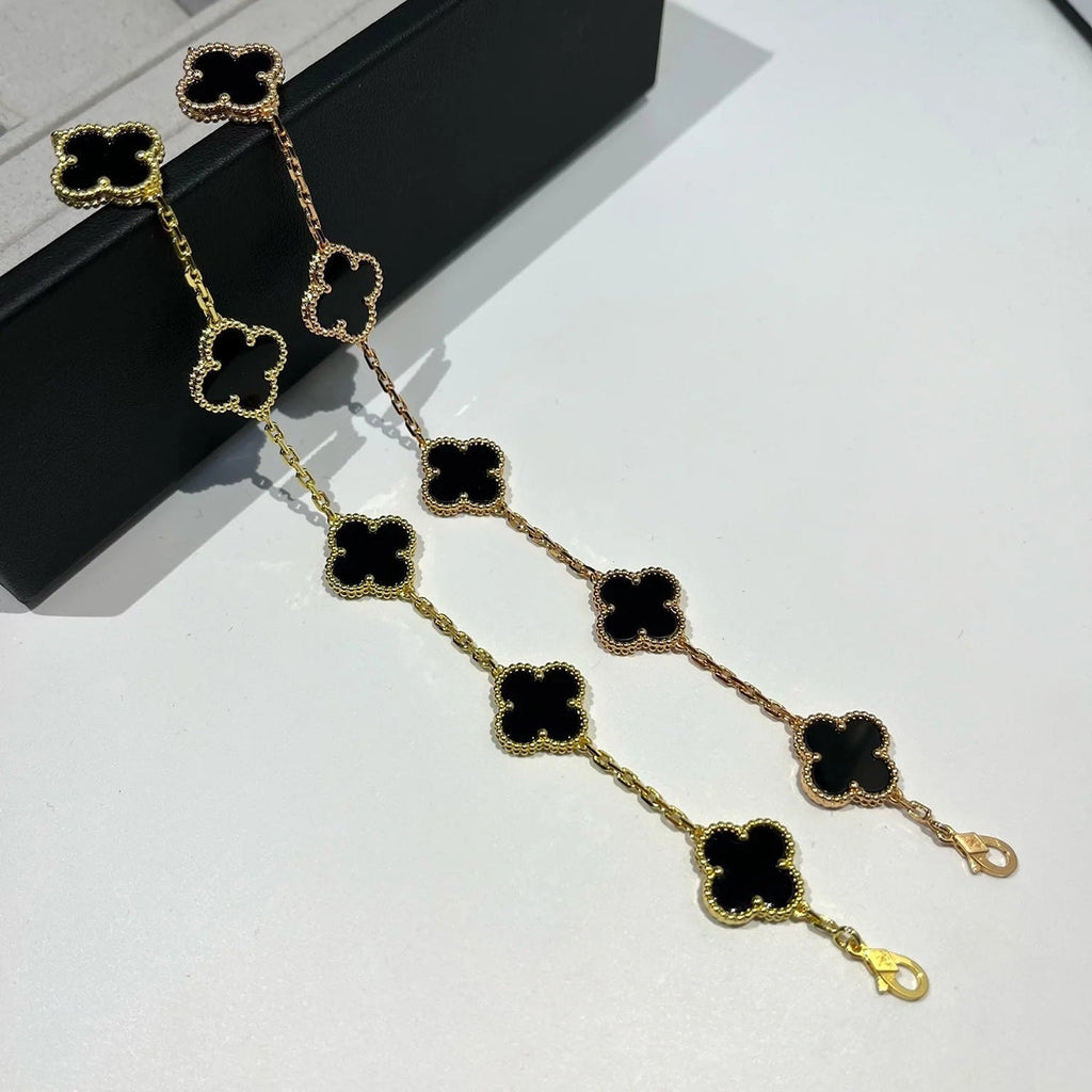 [Loco]New CLOVER 5 MOTIF ONYXS BRACELET COLLECTION