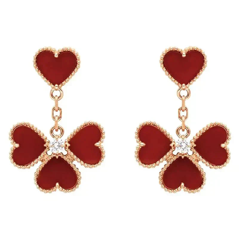 ??Loco?¡¥SWEET CLOVER CARNELIAN EARRINGS