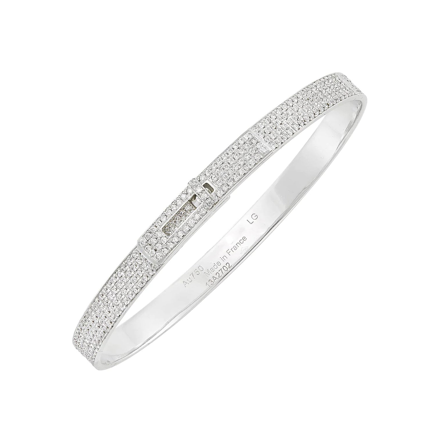 ??Loco?¡¥HM KELLY BRACELET IN SILVER AND FULL PAVE DIAMOND