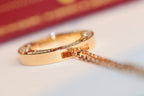 ??Loco?¡¥LOVE NECKLACE ADJUSTABLE ROSE GOLD
