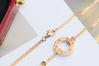 ??Loco?¡¥LOVE NECKLACE ADJUSTABLE ROSE GOLD 2 DIAMOND