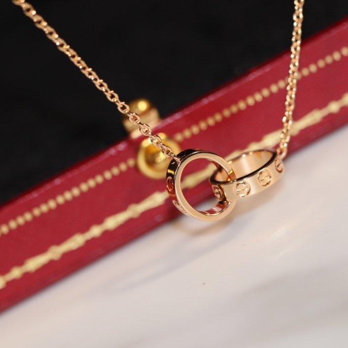 ??Loco?¡¥LOVE NECKLACE PINK GOLD AND SILVER
