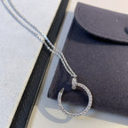 ??Loco?¡¥JUSTE NECKLACE SILVER DIAMONDS