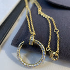 ??Loco?¡¥JUSTE NECKLACE GOLD DIAMONDS