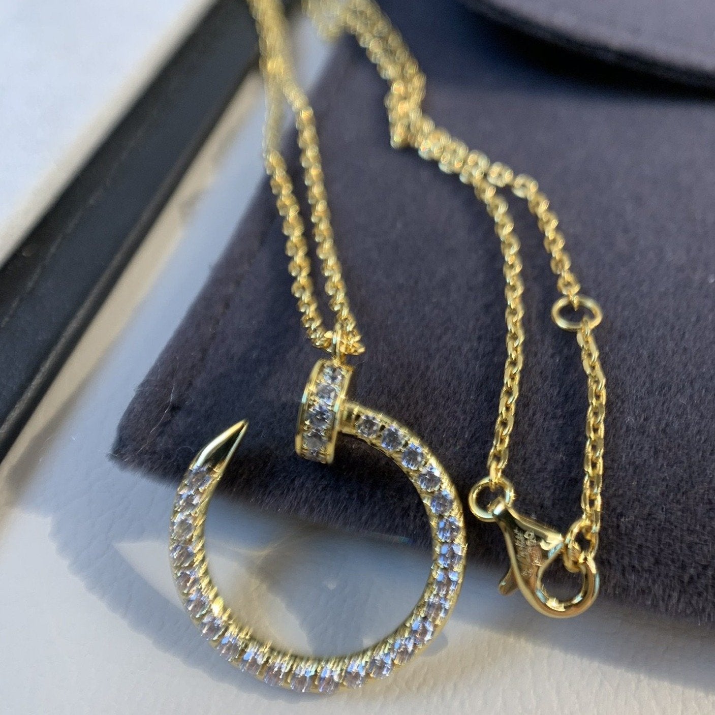 ??Loco?¡¥JUSTE NECKLACE GOLD DIAMONDS