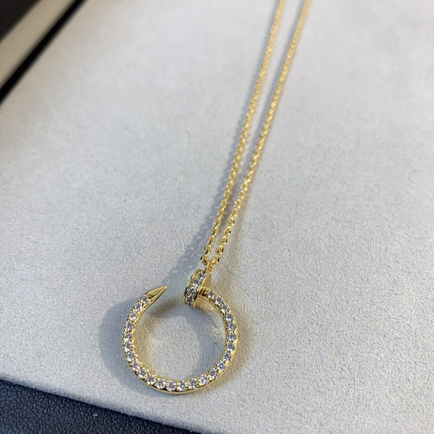 ??Loco?¡¥JUSTE NECKLACE GOLD DIAMONDS