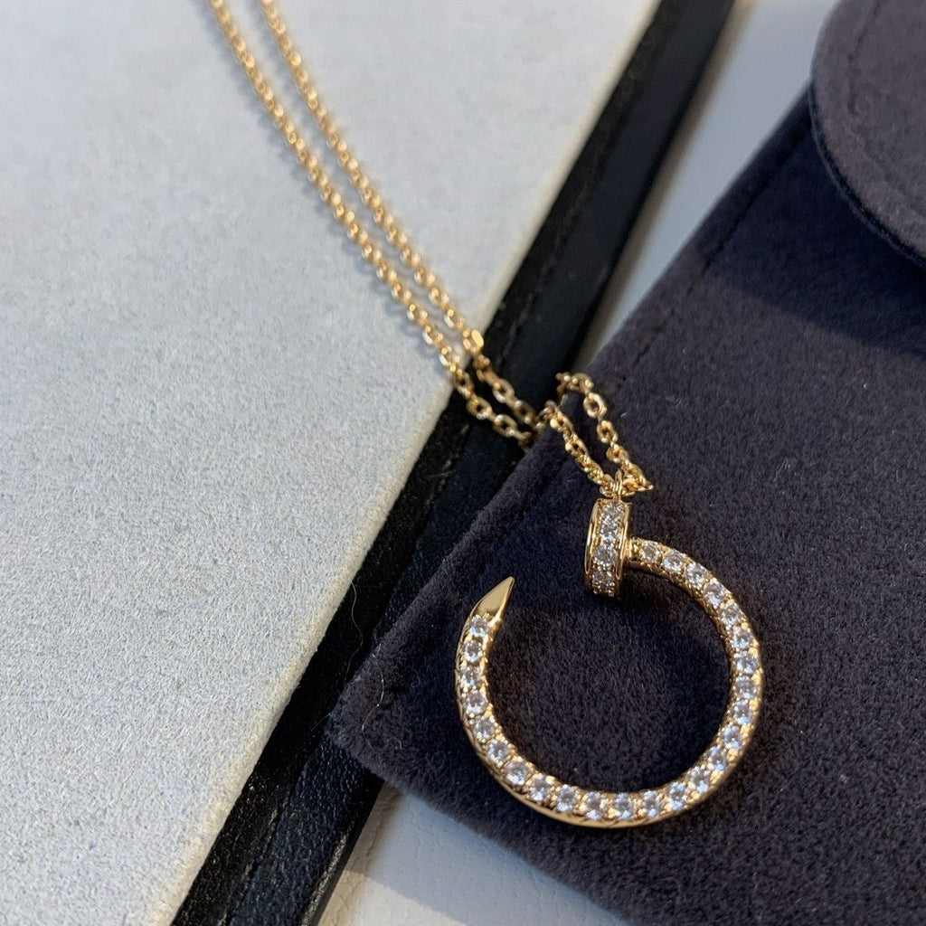 ??Loco?¡¥JUSTE NECKLACE PINK GOLD DIAMONDS