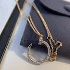 ??Loco?¡¥JUSTE NECKLACE PINK GOLD DIAMONDS