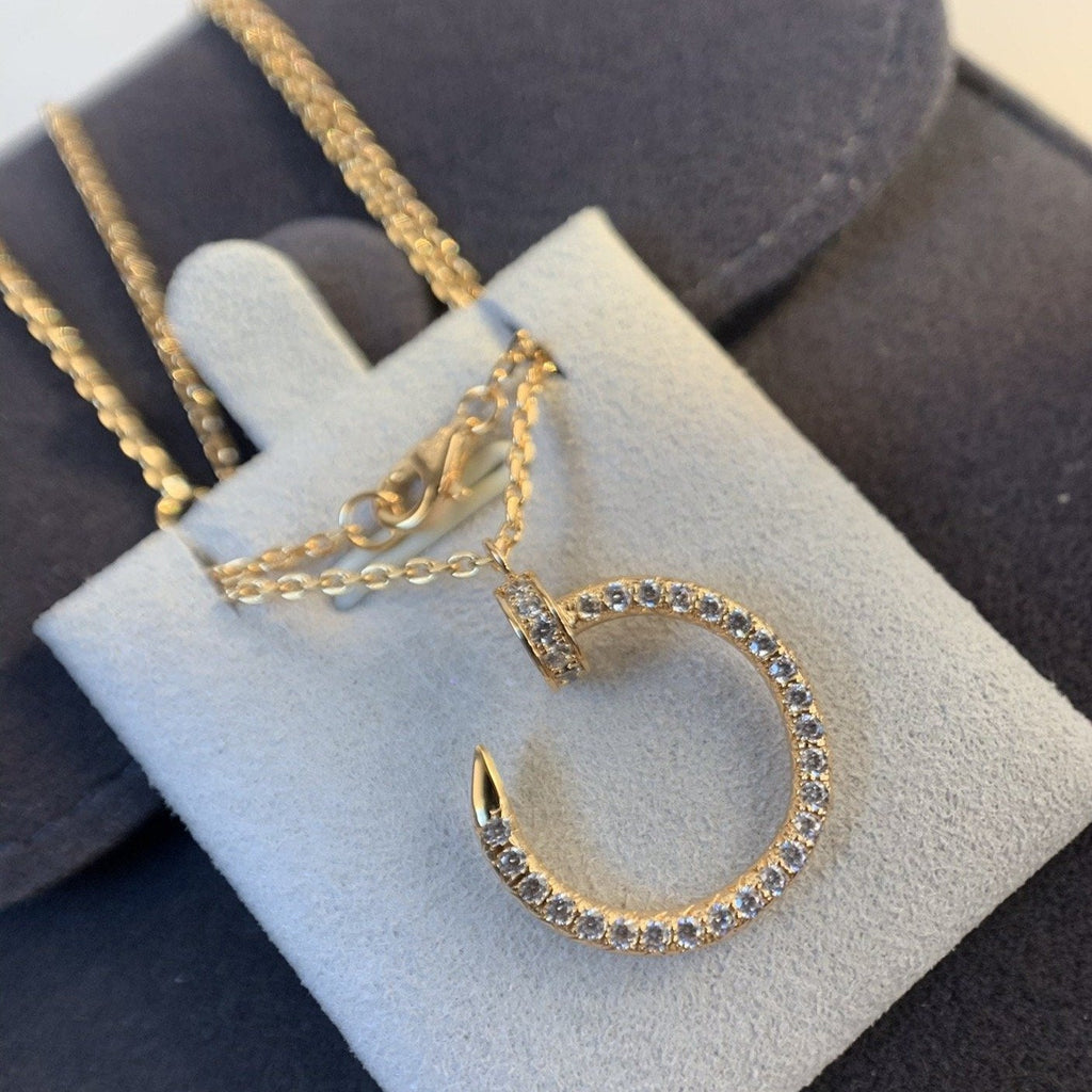 ??Loco?¡¥JUSTE NECKLACE PINK GOLD DIAMONDS