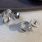 ??Loco?¡¥JUSTE EARRINGS SILVER DIAMONDS
