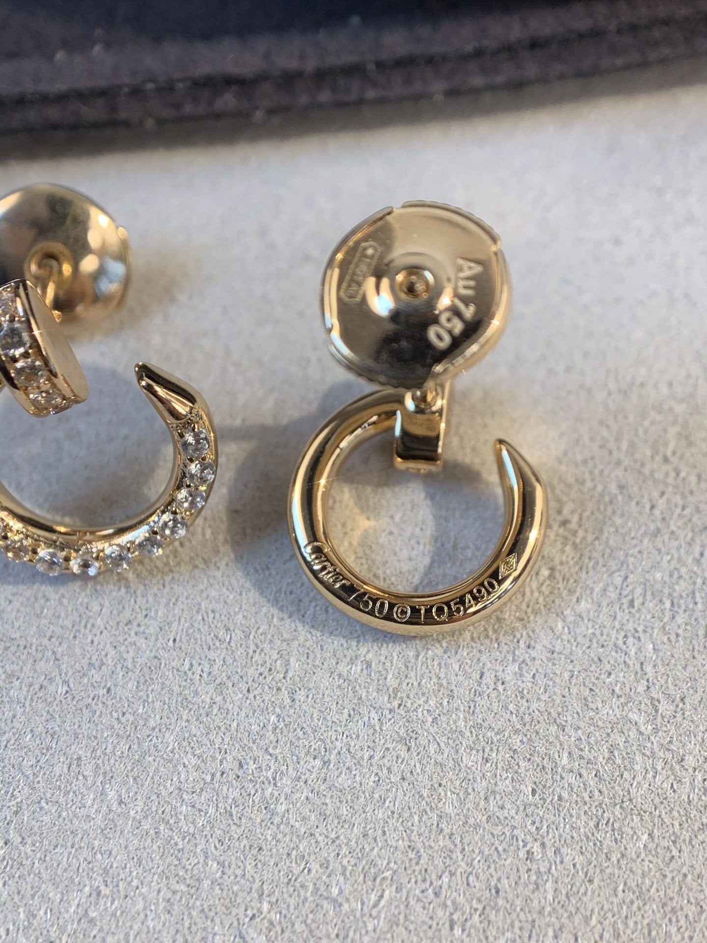 ??Loco?¡¥JUSTE EARRINGS GOLD DIAMONDS