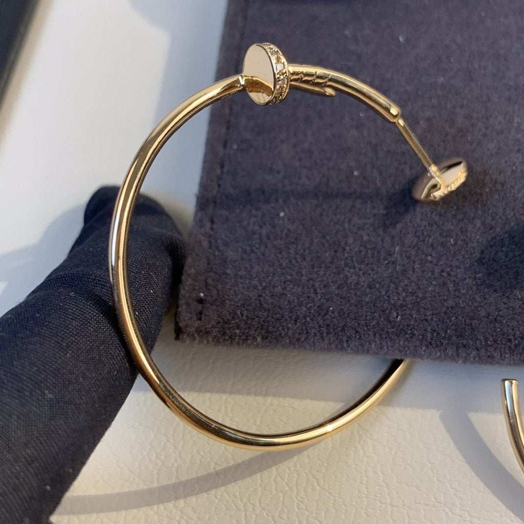 ??Loco?¡¥JUSTE EARRINGS GOLD DIAMONDS 1.8MM