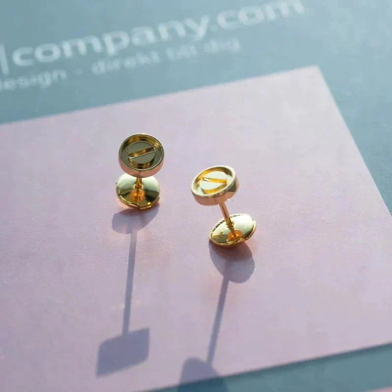 ??Loco?¡¥LOVE EARRINGS GOLD 10MM