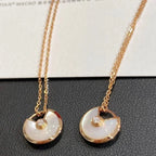 ??Loco?¡¥AMULETTE ROSE GOLD MOP NECKLACE
