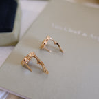 ??Loco?¡¥LUCKY PINK GOLD WHITE MOP EARRINGS