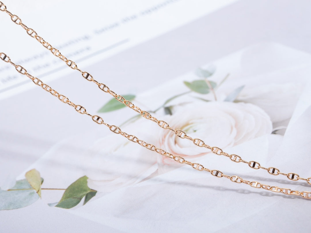 ??Loco?¡¥ECHAPPEE NECKLACE PINK GOLD