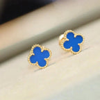 ??Loco?¡¥CLOVER MINI 9.5MM TURQUOISE EARRINGS