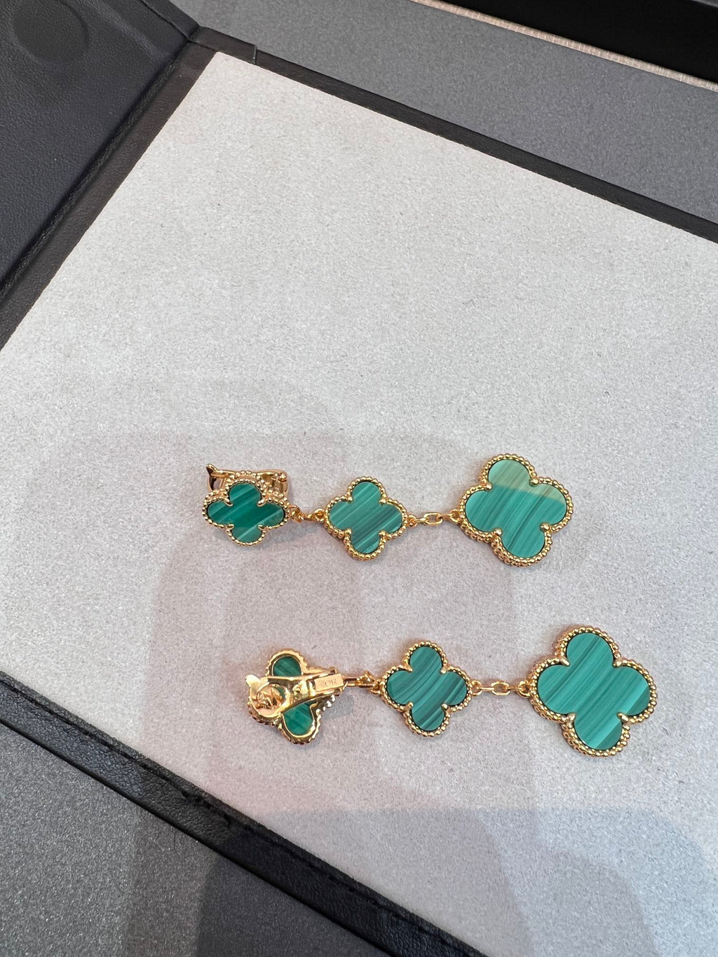 ??Loco?¡¥CLOVER MALACHITE 3 MOTIFS GOLD
