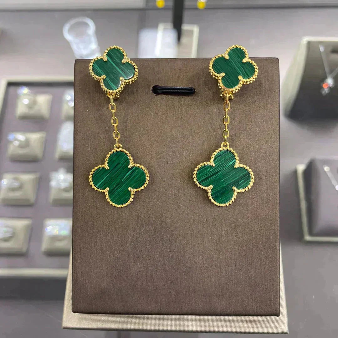 ??Loco?¡¥CLOVER 2 MOTIFS  EARRINGS (MULTIPLE CHOICESC