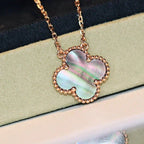 ??Loco?¡¥CLOVER 15MM  GRAY MOTHER OF PEARL NECKLACE
