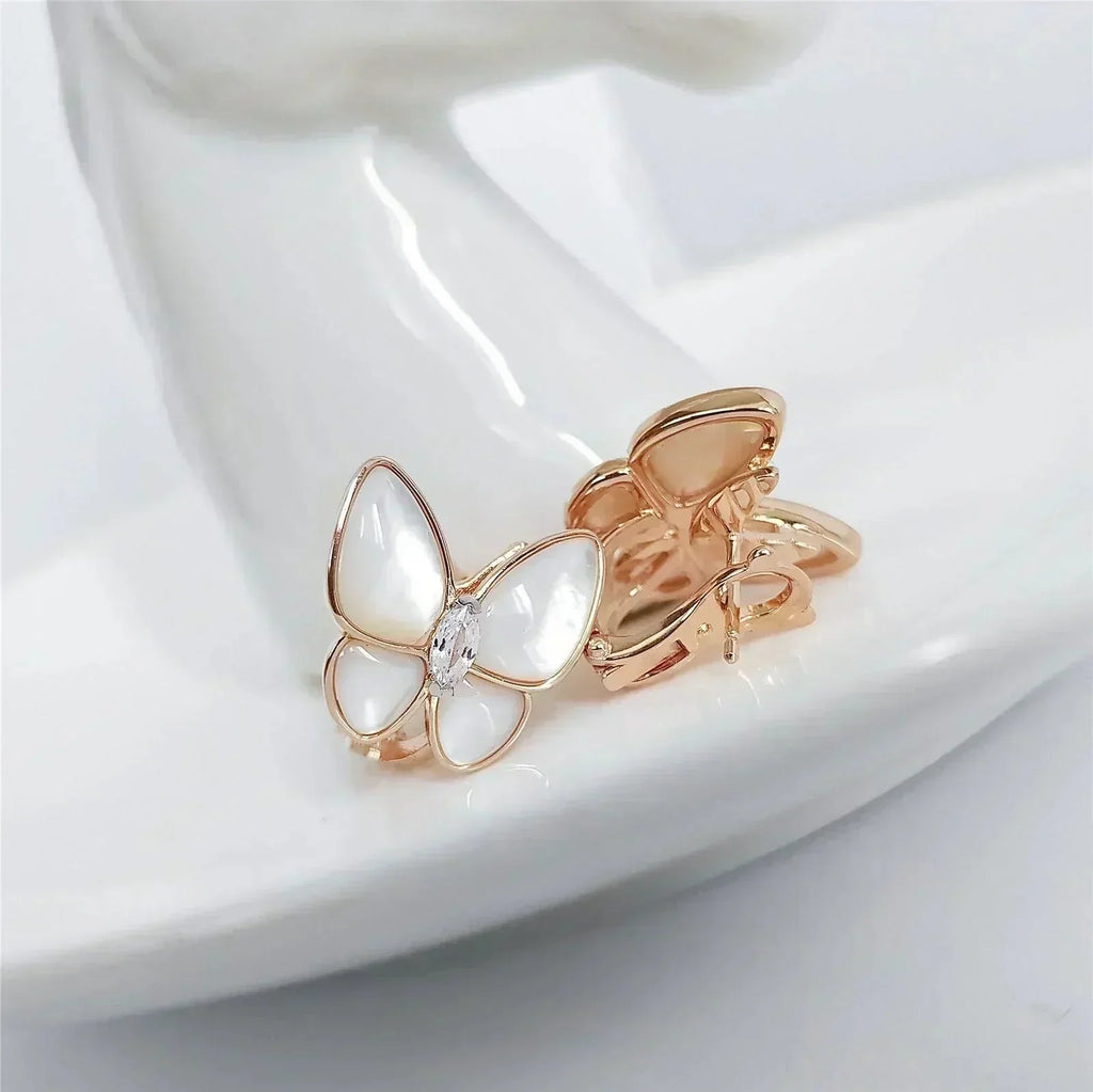 ??Loco?¡¥BUTTERFLY MOP DIAMOND EARRINGS