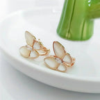 ??Loco?¡¥BUTTERFLY MOP DIAMOND EARRINGS