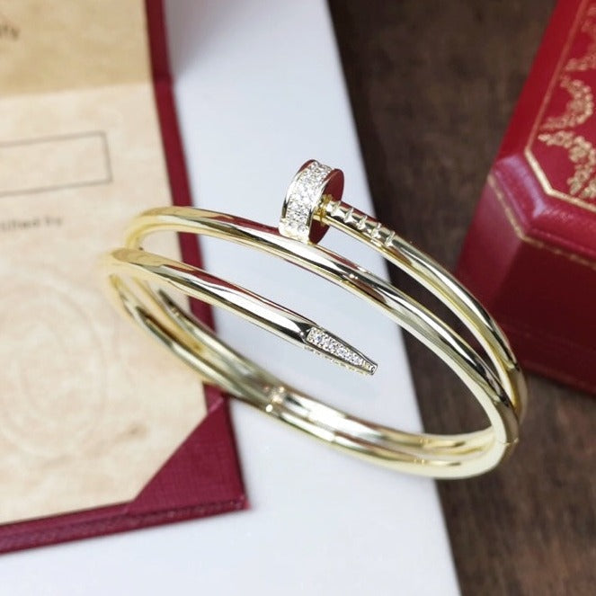 ??Loco?¡¥JUSTE BRACELET 3.5MM DOUBLE ROW DIAMOND