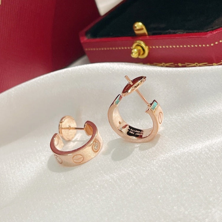 ??Loco?¡¥LOVE EARRINGS 5.7MM 2 DIAMONDS