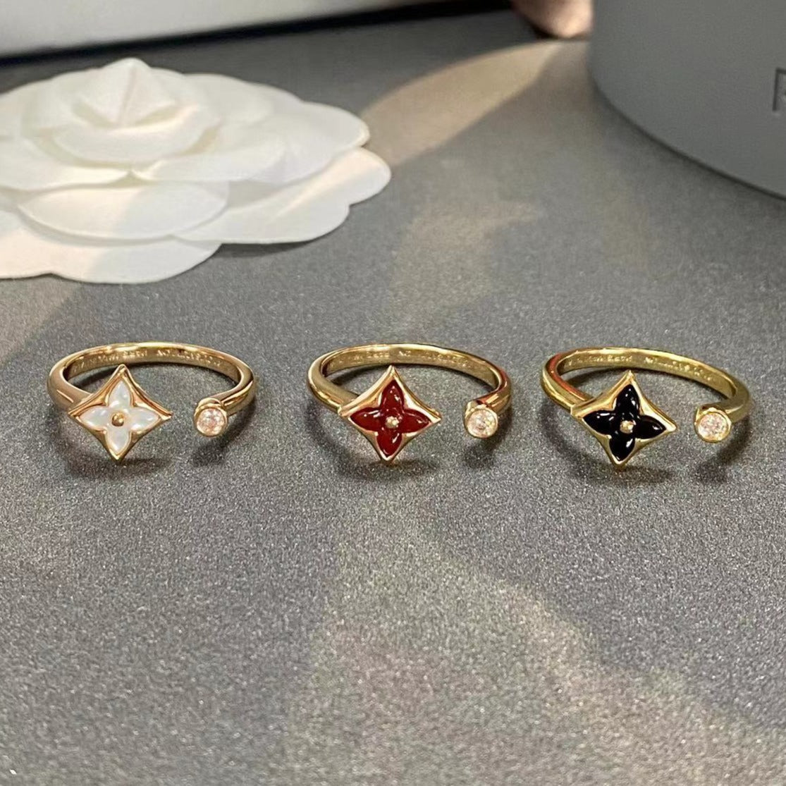 ??Loco?¡¥STAR 1 DIAMOND OPEN RING