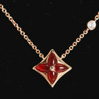 ??Loco?¡¥STAR NECKLACE PINK GOLD 1 DIAMOND