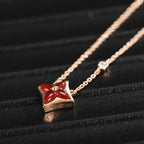 ??Loco?¡¥STAR NECKLACE PINK GOLD 1 DIAMOND
