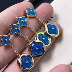 ??Loco?¡¥STAR AND SUN AGATE DIAMOND EARRINGS