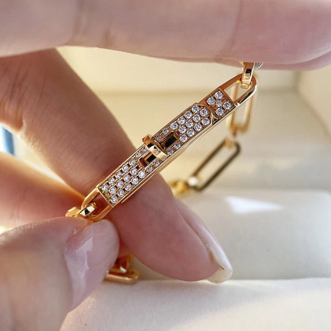 ??Loco?¡¥CHAINE BRACELET SMALL MODEL DIAMOND