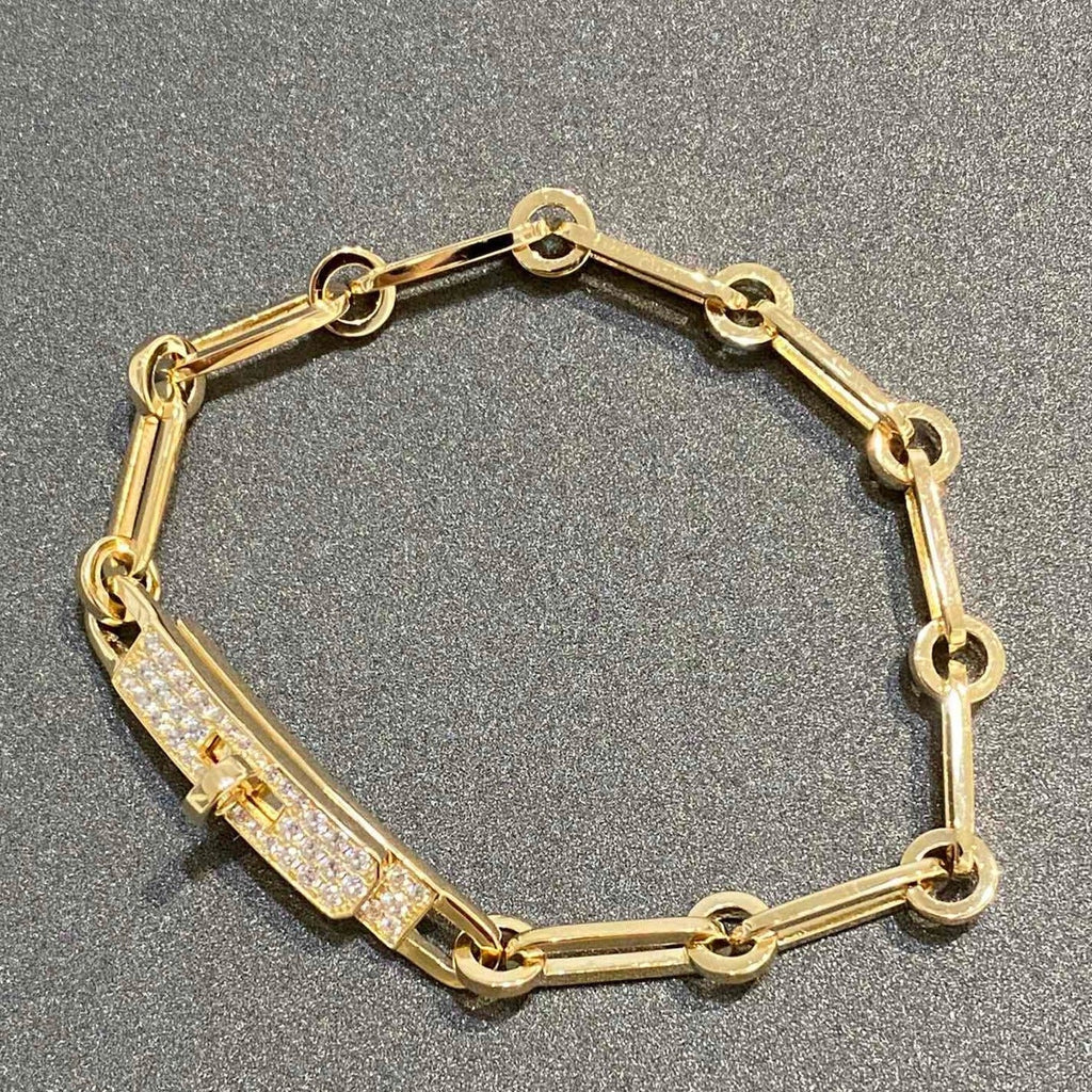 ??Loco?¡¥CHAINE BRACELET SMALL MODEL DIAMOND