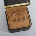 ??Loco?¡¥JUSTE EARRINGS 12.75MM PINK GOLD DIAMOND