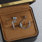 ??Loco?¡¥JUSTE EARRINGS 12.75MM SILVER DIAMOND