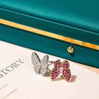 ??Loco?¡¥TWIN BUTTERFLY DIAMOND RING