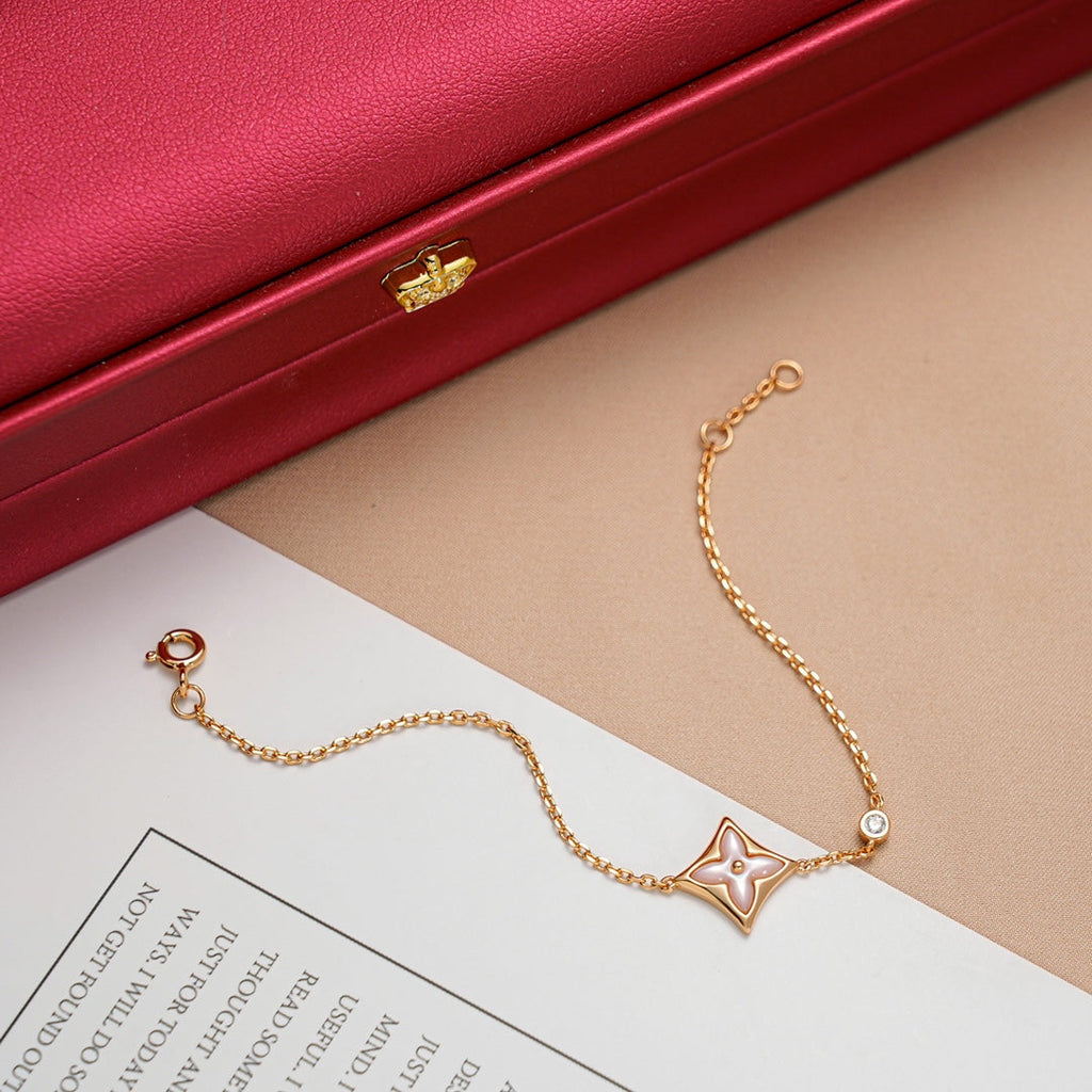 ??Loco?¡¥STAR 1 DIAMOND PINK GOLD BRACELET