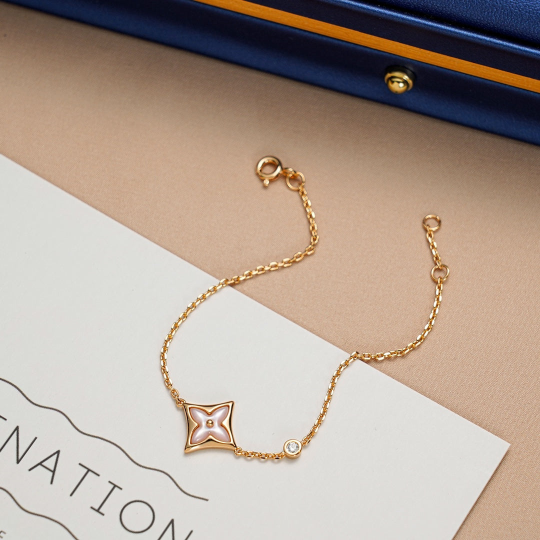 ??Loco?¡¥STAR 1 DIAMOND PINK GOLD BRACELET