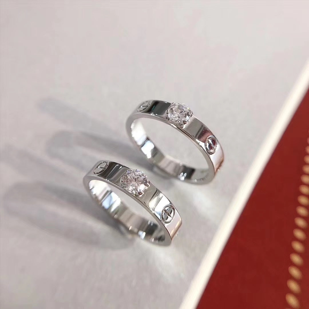 ??Loco?¡¥LOVE RING 3.6MM 1 BIG DIAMOND
