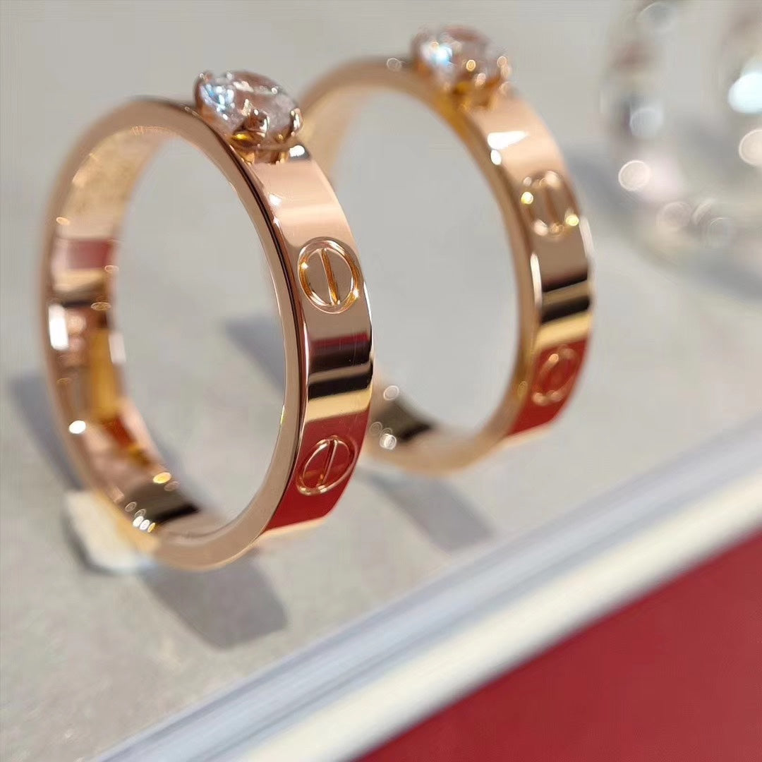 ??Loco?¡¥LOVE RING 3.6MM 1 BIG DIAMOND
